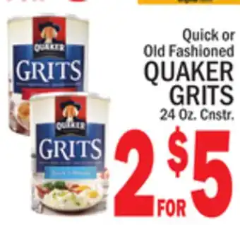 C Town QUAKER GRITS offer