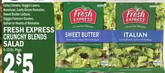 C Town FRESH EXPRESS CRUNCHY BLENDS offer