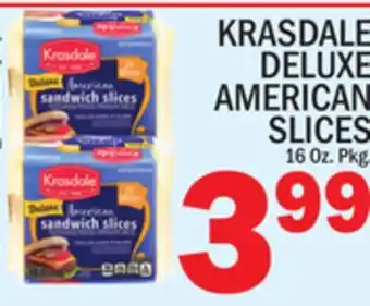 C Town KRASDALE DELUXE AMERICAN SLICES offer