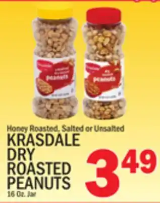 C Town KRASDALE DRY ROASTED PEANUTS offer