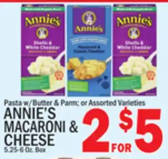 C Town ANNIE'S MACARONI & CHEESE offer