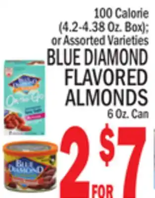 C Town BLUE DIAMOND FLAVORED ALMONDS 6 Oz. Can offer
