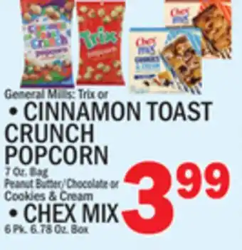 C Town TOAST CRUNCH POPCORN Oz. Bag offer