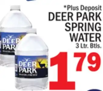 C Town DEER PARK SPRING WATER offer