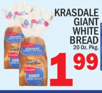 C Town KRASDALE GIANT WHITE BREAD offer