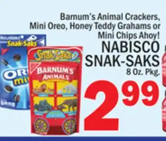 C Town NABISCO SNAK-SAKS offer