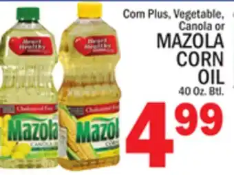 C Town MAZOLA CORN OIL offer