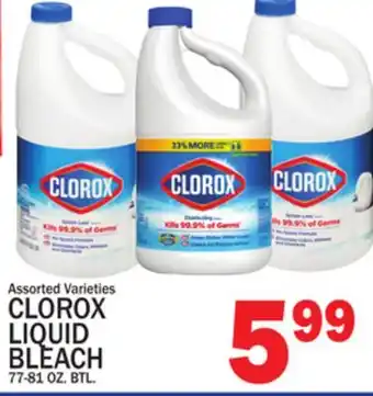 C Town CLOROX LIQUID BLEACH offer