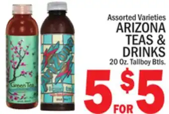 C Town ARIZONA TEAS & DRINKS offer