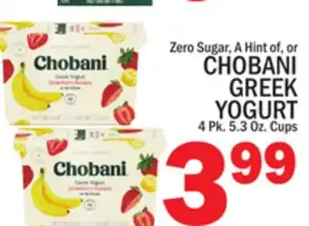 C Town CHOBANI GREEK YOGURT offer