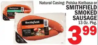 C Town SMITHFIELD SMOKED SAUSAGE offer