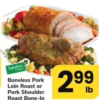 ACME Boneless Pork Loin Roast or Pork Shoulder Roast offer