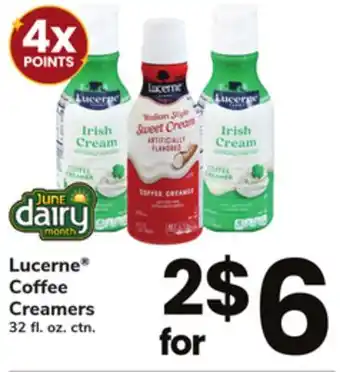 ACME Lucerne Coffee Creamers offer