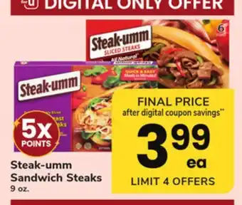 ACME Steak-umm Sandwich Steaks offer