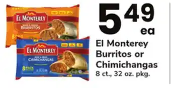ACME El Monterey Burritos or Chimichangas offer