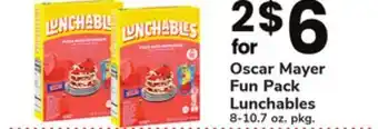 ACME Oscar Mayer Fun Pack Lunchables offer