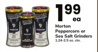 ACME Morton Peppercorn or Sea Salt Grinders offer