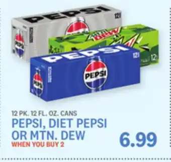 Kings Food Markets PEPSI, DIET PEPSI OR MTN. DEW offer