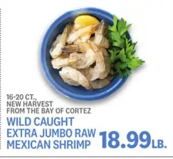 Kings Food Markets WILD CAUGHT EXTRA JUMBO RAW MEXICAN SHRIMP offer