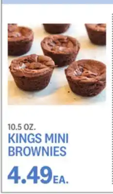 Kings Food Markets KINGS MINI BROWNIES offer
