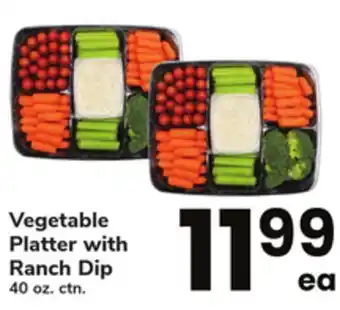 ACME Vegetable Platter with Ranch Dip offer