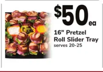 ACME 16 Pretzel Roll Slider Tray offer