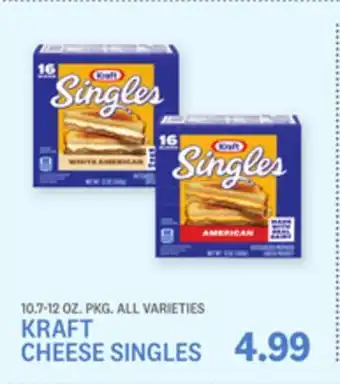 Kings Food Markets KRAFT CHEESE SINGLES offer