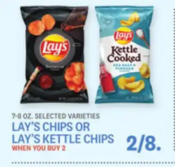 Kings Food Markets LAY'S CHIPS OR LAY'S KETTLE CHIPS offer