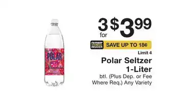 Fairway Store Market Polar Seltzer offer