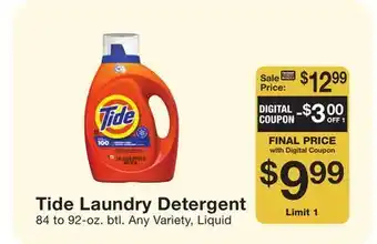 Fairway Store Market Tide Laundry Detergent offer