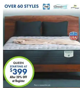 Boscov's QUEEN Mattresses offer