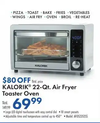Boscov's KALORIK 22-Qt. Air Fryer Toaster Oven offer