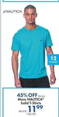 Boscov's Mens NAUTICA Solid T-Shirts offer
