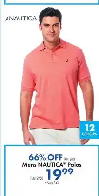 Boscov's Mens NAUTICA Polos offer