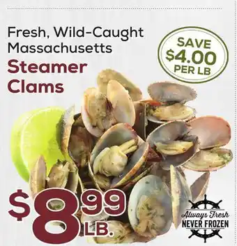 DeCicco & Sons Massachusetts Steamer Clams offer