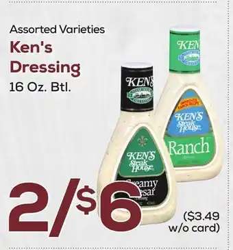 DeCicco & Sons Ken's Dressing offer