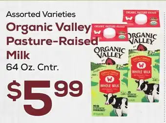 DeCicco & Sons Organic Valley Pasture-Raised Milk offer