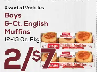 DeCicco & Sons Bays 6-Ct. English Muffins offer