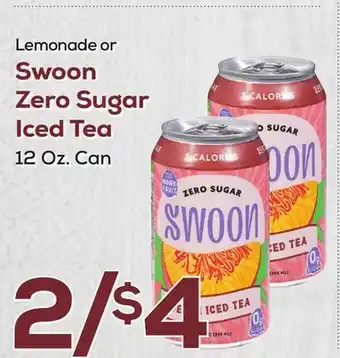 DeCicco & Sons Swoon Zero Sugar Iced Tea offer