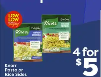Weis Markets Knorr Pasta or Rice Sides offer