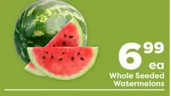 Weis Markets Whole Seeded Watermelons offer