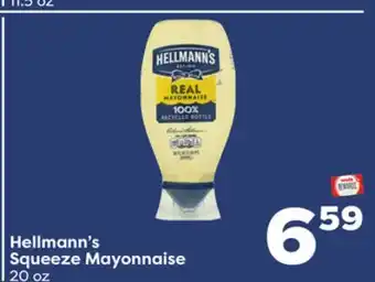 Weis Markets Hellmann's Squeeze Mayonnaise offer