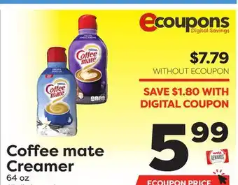 Weis Markets Nestlé Coffee mate Creamer offer