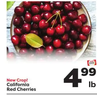 Weis Markets California Red Cherries offer