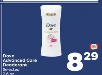 Weis Markets Dove Advanced Care Deodorant offer