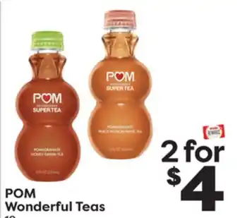 Weis Markets POM Wonderful Teas offer