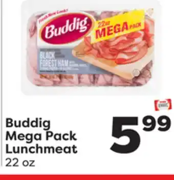 Weis Markets Buddig Mega Pack Lunchmeat offer