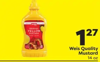 Weis Markets Weis Quality Mustard offer