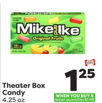 Weis Markets Theater Box Candy offer