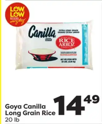 Weis Markets Canilla Long Grain Rice offer